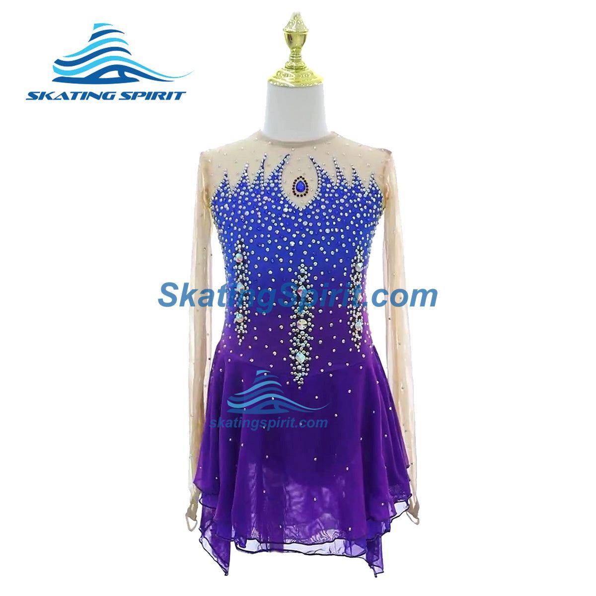 purple figure skating dress Mountain Lavender Figure Skating Dress