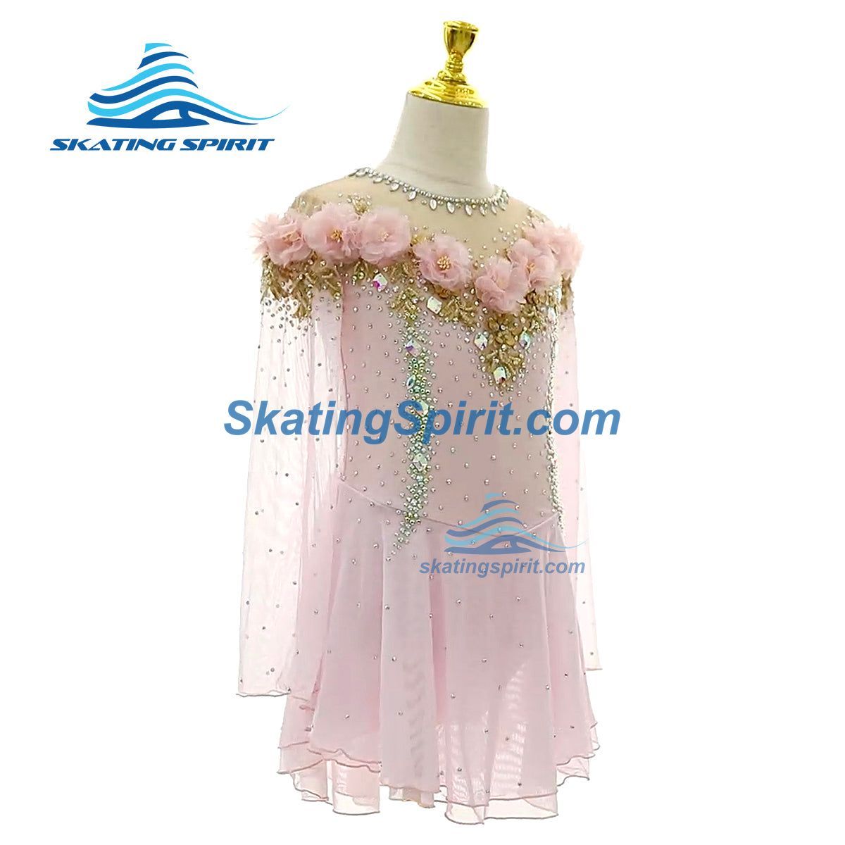 Pink store Glittery Competition Skating Dress