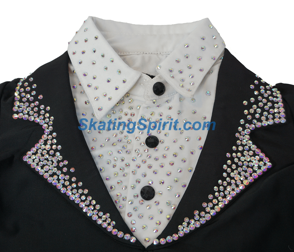 Boys/Men Figure Skating Clothes with Matching Pants M004 Skating Spirit