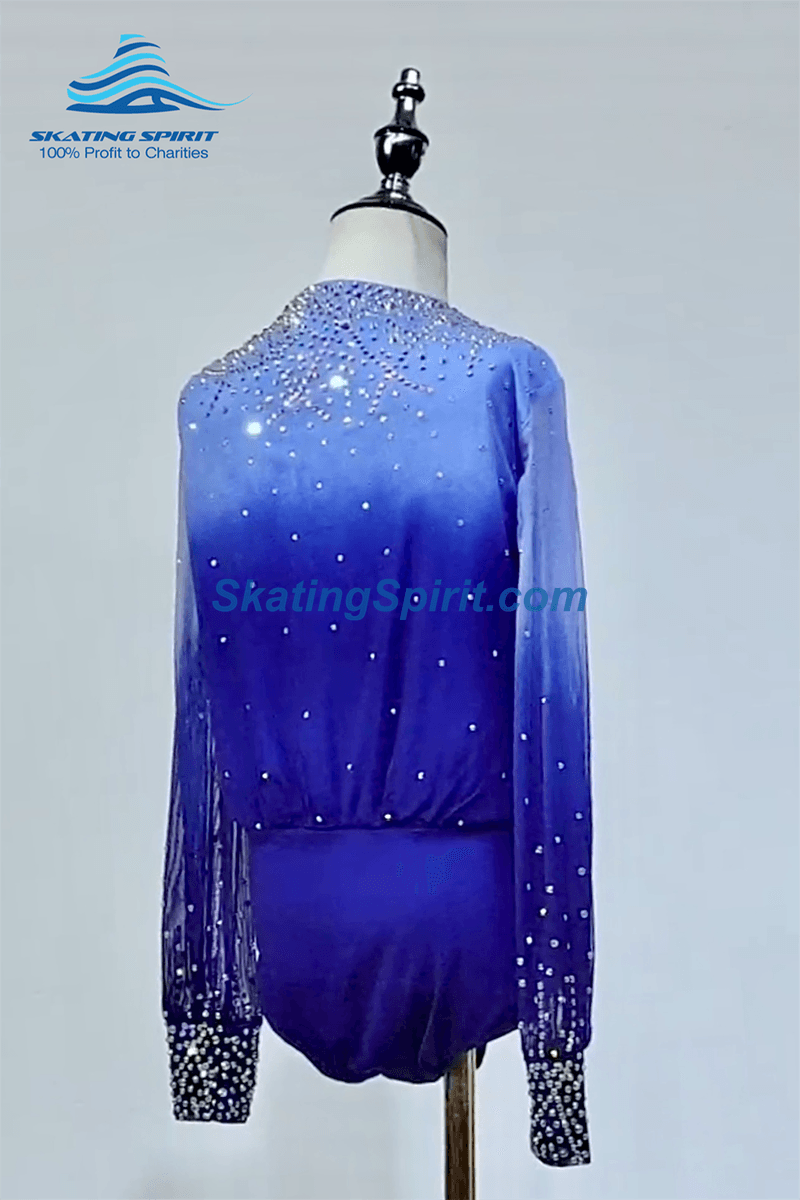 Boys/Men Figure Skating Clothes, Matching Pants Optional M015 Skating Spirit