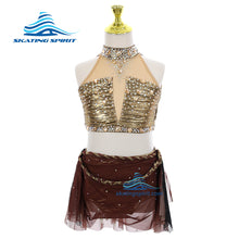 Load image into Gallery viewer, Figure Skating Dress #SD485 (Ancient Egyptian Theme)