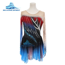 Load image into Gallery viewer, Figure Skating Dress #SD208