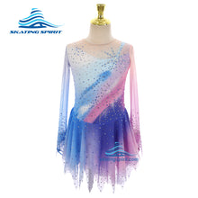 Load image into Gallery viewer, Figure Skating Dress #SD265 (Aurora Borealis)
