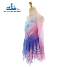 Load image into Gallery viewer, Figure Skating Dress #SD265 (Aurora Borealis)