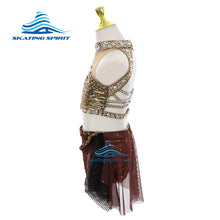Load image into Gallery viewer, Figure Skating Dress #SD485 (Ancient Egyptian Theme)