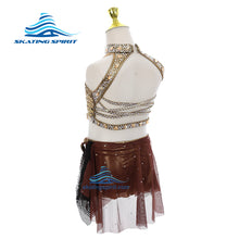Load image into Gallery viewer, Figure Skating Dress #SD485 (Ancient Egyptian Theme)
