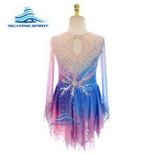 Load image into Gallery viewer, Figure Skating Dress #SD265 (Aurora Borealis)