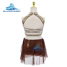 Load image into Gallery viewer, Figure Skating Dress #SD485 (Ancient Egyptian Theme)