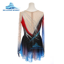 Load image into Gallery viewer, Figure Skating Dress #SD208