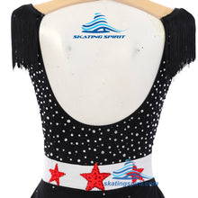 Load image into Gallery viewer, Figure Skating Dress #SD295 (Retro Americana theme)