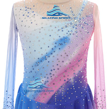 Load image into Gallery viewer, Figure Skating Dress #SD265 (Aurora Borealis)