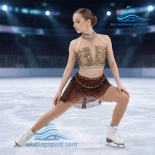 Load image into Gallery viewer, Figure Skating Dress #SD485 (Ancient Egyptian Theme)