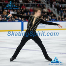 Load image into Gallery viewer, Boys/Men Figure Skating Clothes, Matching Pants Optional #M035