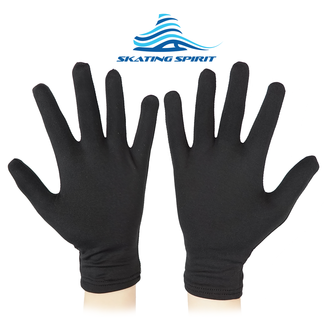 Figure Skating and Dancing Performance Gloves - No Rhinestone Decoration