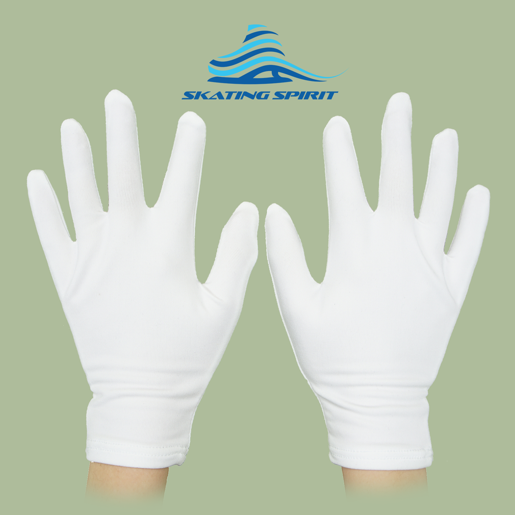 Figure Skating and Dancing Performance Gloves - No Rhinestone Decoration