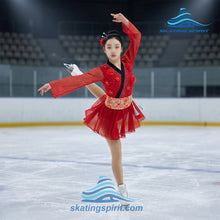Load image into Gallery viewer, Figure Skating Dress #SD026 (Movie "Mulan" Theme)