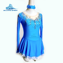 Load image into Gallery viewer, Figure Skating Dress #SD037