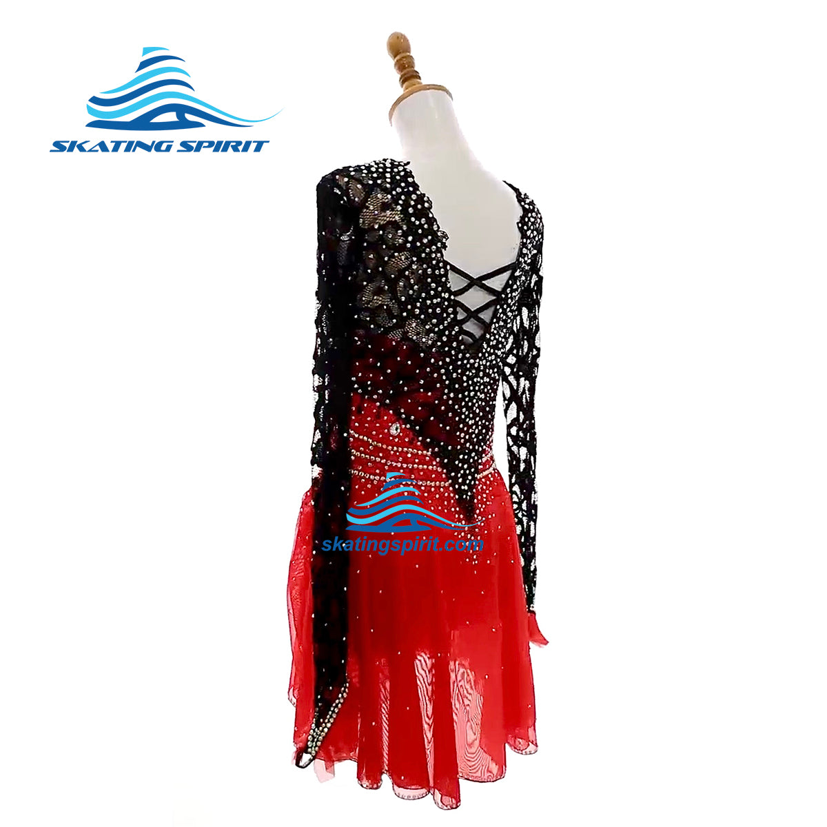 Figure Skating Dress #SD065 (Latin Theme) – Skating Spirit