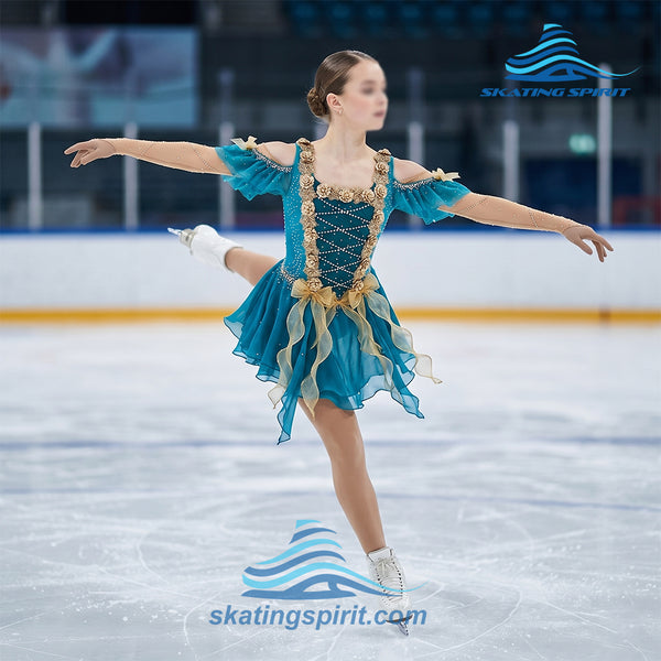 Figure Skating Dress #SD072 (Renaissance Theme)