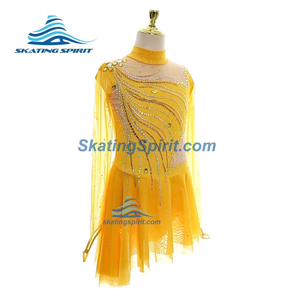 figure skating dress gold Alysa Liu Won Gold in a Matching Figure-Skating Dress at Winter Olympics 2026