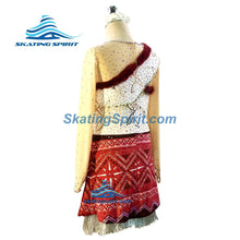 Load image into Gallery viewer, Figure Skating Dress #SD168 (&quot;Moana 2&quot; Theme)