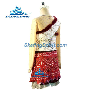Figure Skating Dress #SD168 ("Moana 2" Theme)