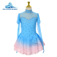 Load image into Gallery viewer, Figure Skating Dress #SD221 ("Cinderella" Theme)