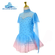 Load image into Gallery viewer, Figure Skating Dress #SD221 ("Cinderella" Theme)