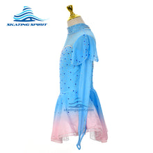 Load image into Gallery viewer, Figure Skating Dress #SD221 ("Cinderella" Theme)