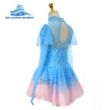 Load image into Gallery viewer, Figure Skating Dress #SD221 ("Cinderella" Theme)