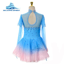 Load image into Gallery viewer, Figure Skating Dress #SD221 ("Cinderella" Theme)