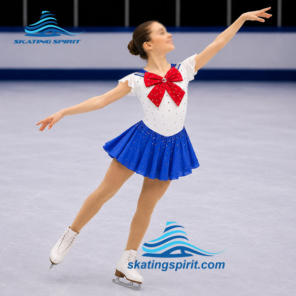 Figure Skating Dress #SD245 ("Sailor Moon" Theme)