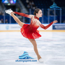 Load image into Gallery viewer, Figure Skating Dress #SD284 (The Firebird Theme)