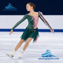 Load image into Gallery viewer, Figure Skating Dress #SD338