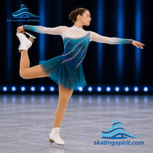 Load image into Gallery viewer, Figure Skating Dress #SD398