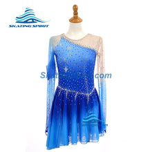 Load image into Gallery viewer, Figure Skating Dress #SD479 (Starry Night Theme)