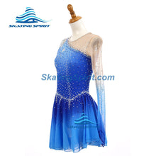 Load image into Gallery viewer, Figure Skating Dress #SD479 (Starry Night Theme)