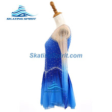 Load image into Gallery viewer, Figure Skating Dress #SD479 (Starry Night Theme)