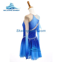 Load image into Gallery viewer, Figure Skating Dress #SD479 (Starry Night Theme)