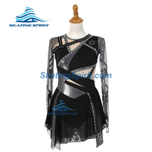 Load image into Gallery viewer, Figure Skating Dress #SD480 (Galactic Empire Theme)