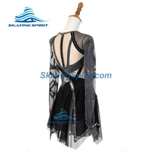 Load image into Gallery viewer, Figure Skating Dress #SD480 (Galactic Empire Theme)