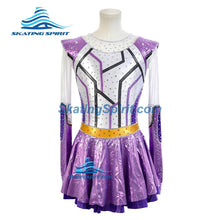Load image into Gallery viewer, Figure Skating Dress #SD481 (Robot Theme)