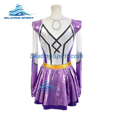 Load image into Gallery viewer, Figure Skating Dress #SD481 (Robot Theme)