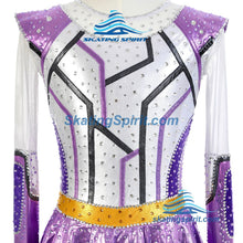 Load image into Gallery viewer, Figure Skating Dress #SD481 (Robot Theme)