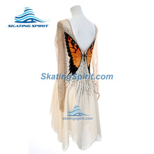 Load image into Gallery viewer, Figure Skating Dress #SD484 (Monarch Butterfly Inspired)