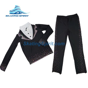 Boys/Men Figure Skating Clothes with Matching Pants #M004