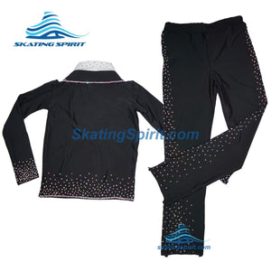Boys/Men Figure Skating Clothes with Matching Pants #M004
