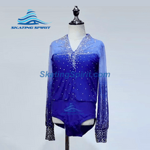 Load image into Gallery viewer, Boys/Men Figure Skating Clothes, Matching Pants Optional #M015