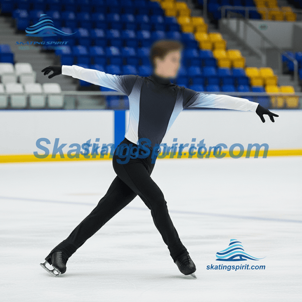 Boys/Men Figure Skating Clothes, Matching Pants Optional #M017