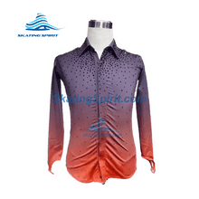 Load image into Gallery viewer, Boys/Men Figure Skating Clothes, Matching Pants Optional #M019